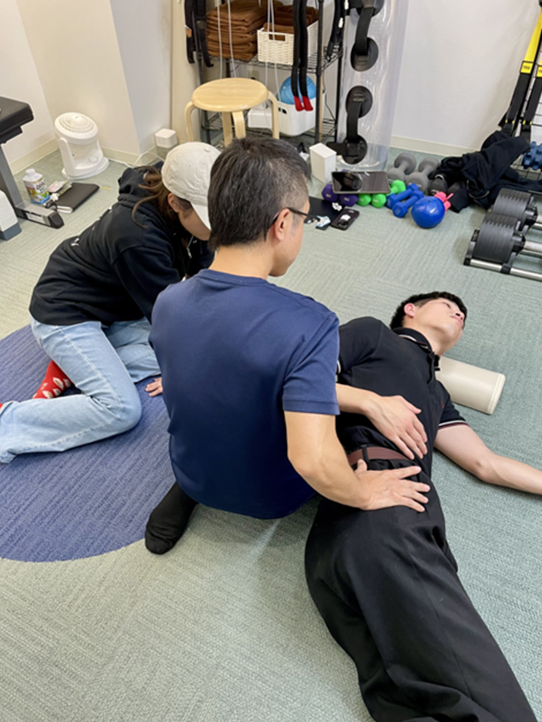 全社ミーティングで腰痛研修会を開催しました！